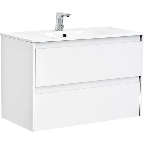 Tvättställsskåp Alterna Luxor med Materialkomposit Tvättställ