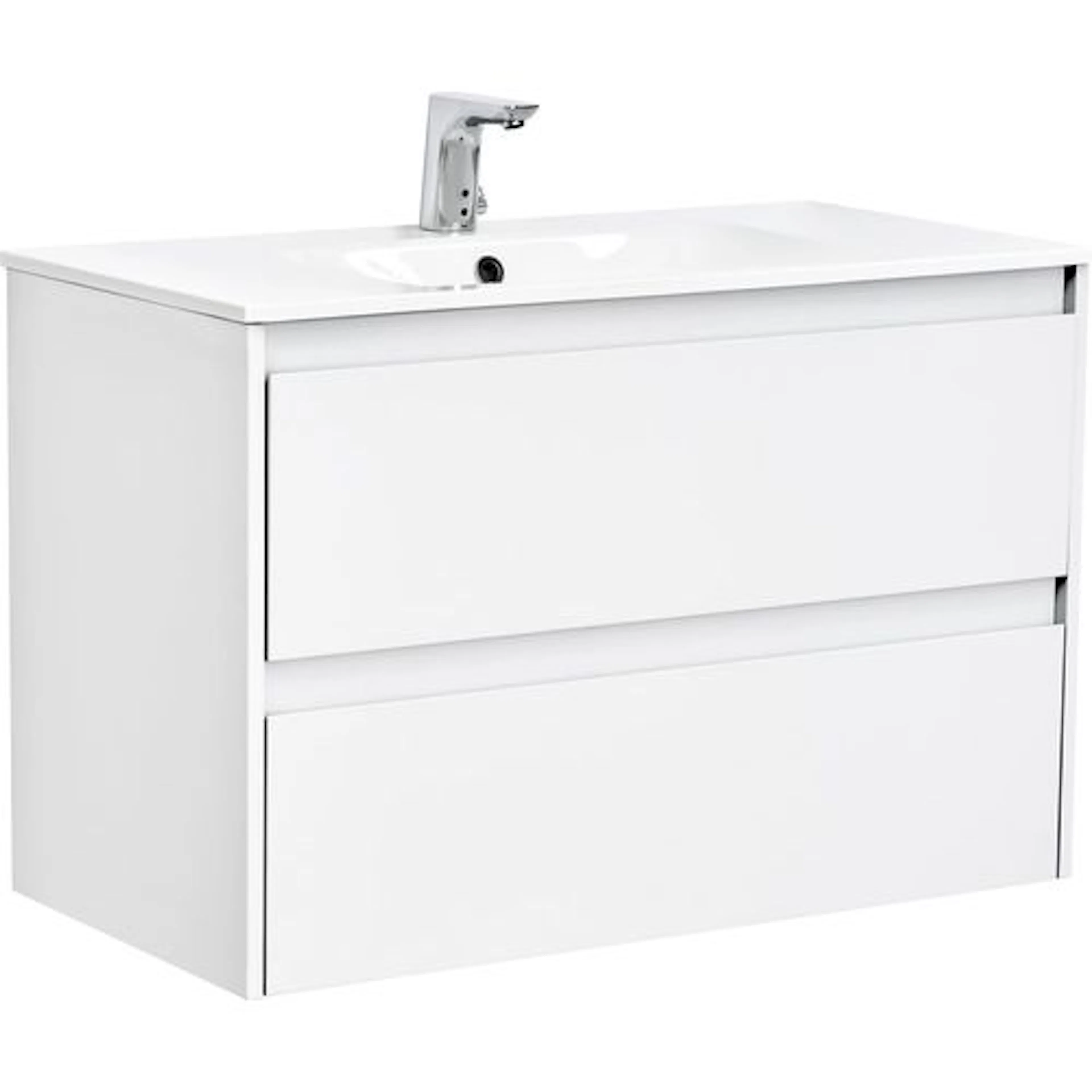 Tvättställsskåp Alterna Luxor med Materialkomposit Tvättställ