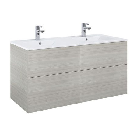 Tvättställsskåp Alterna Isella med Ariella Porslin Tvättställ 120 Dubbel