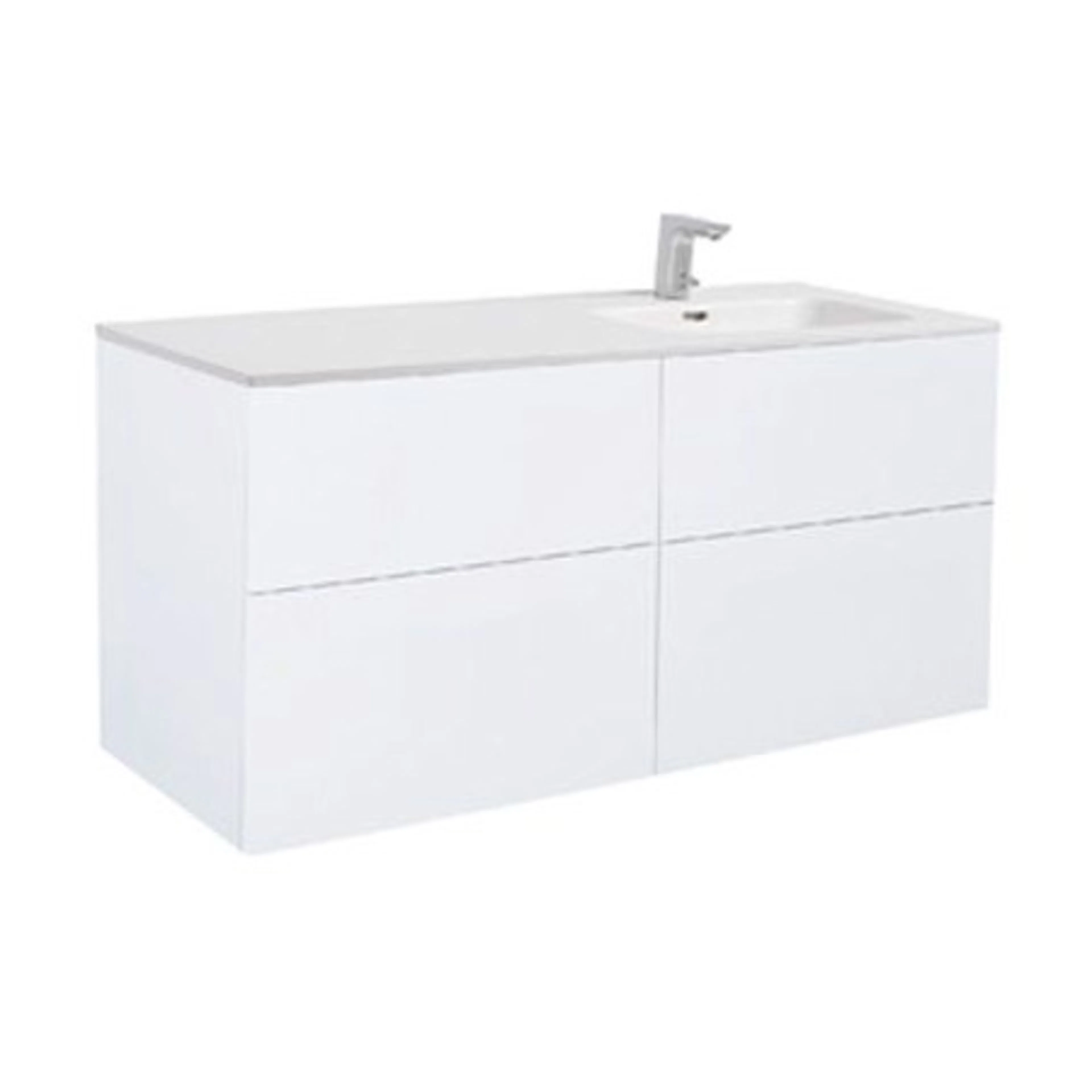 Tvättställsskåp Alterna Isella med Ariella Porslin Tvättställ 120