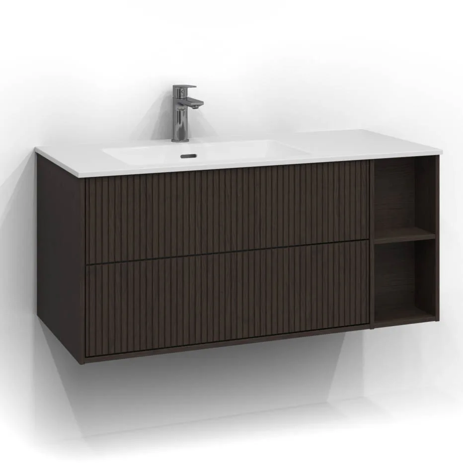 Tvättställsskåp Svedbergs Epos 100x45 med 2 Lådor