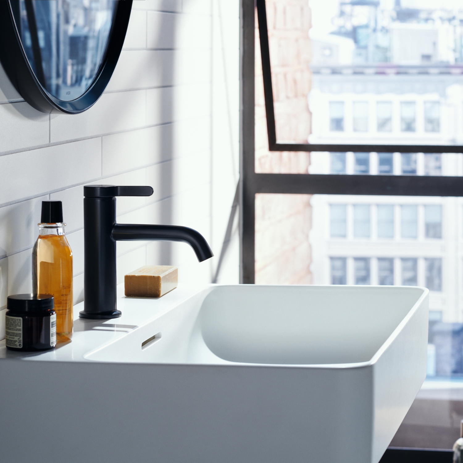 Tvättställsblandare Axor One 70 med Bottenventil