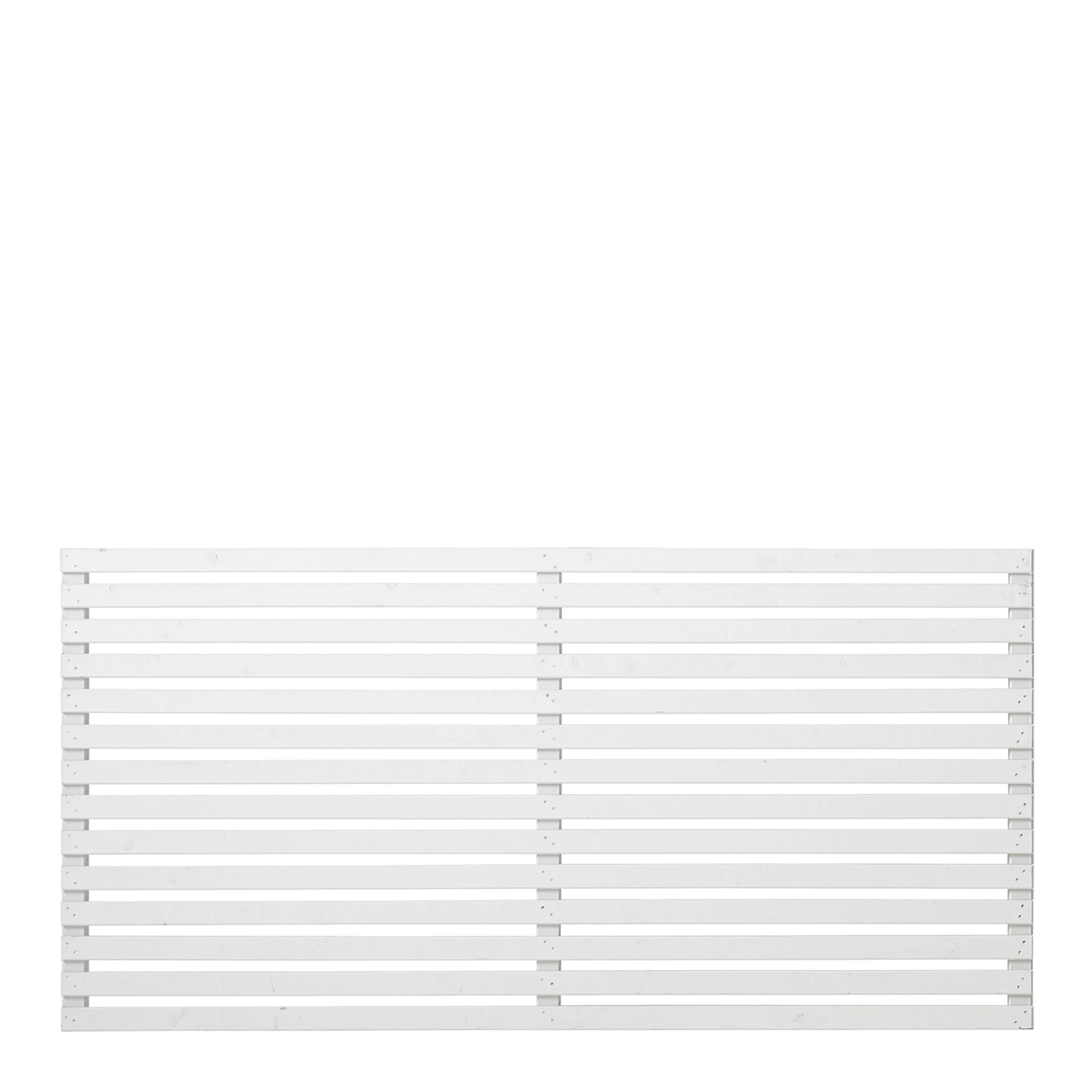 Staket PLUS Tokyo Grundmålad Vit 180×90 cm