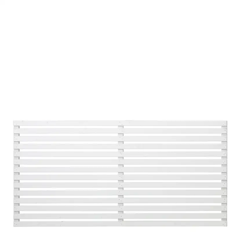 Staket PLUS Tokyo Grundmålad Vit 180×90 cm