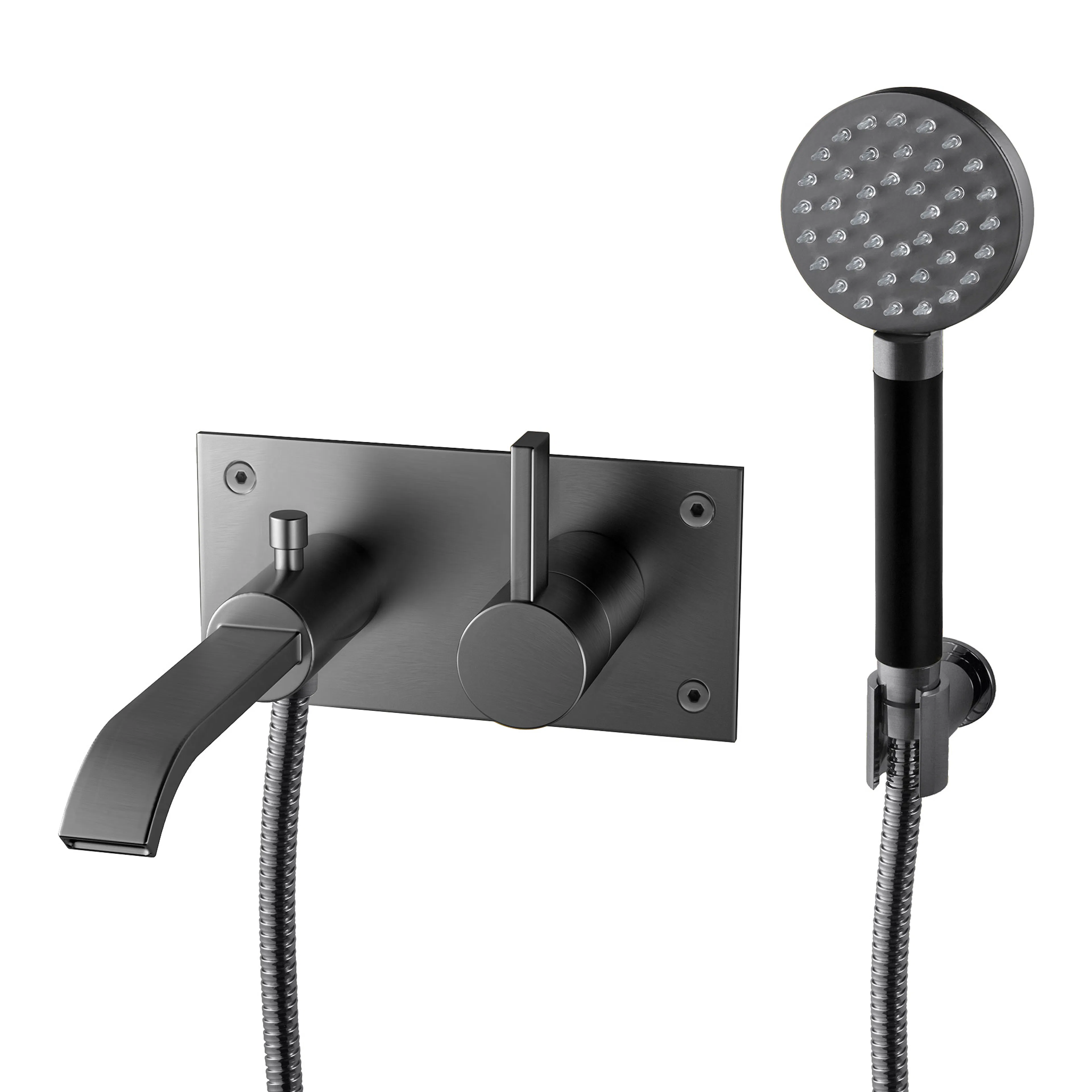 Brushed Black Chrome