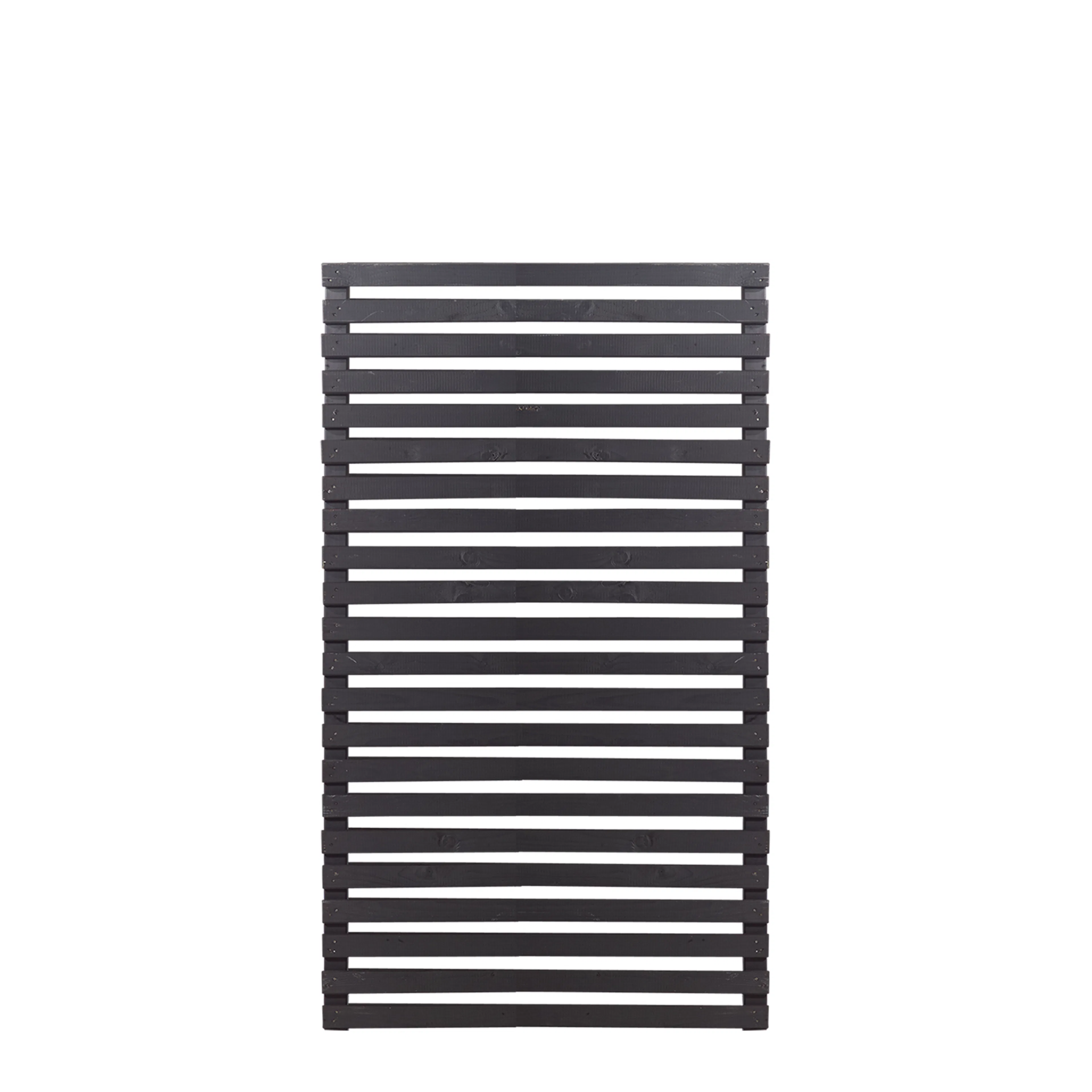 Staket PLUS Tokyo Grundmålad Svart 83×140 cm