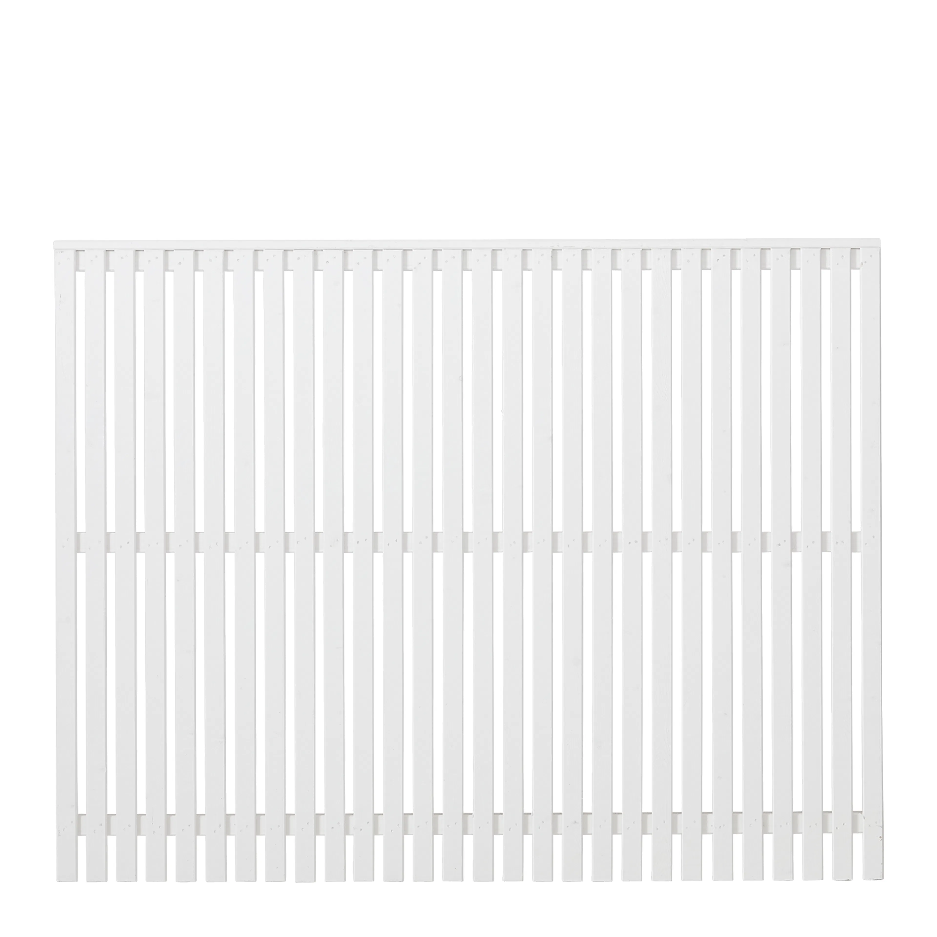 Staket PLUS Sendai Grundmålad Vit 180×140 cm