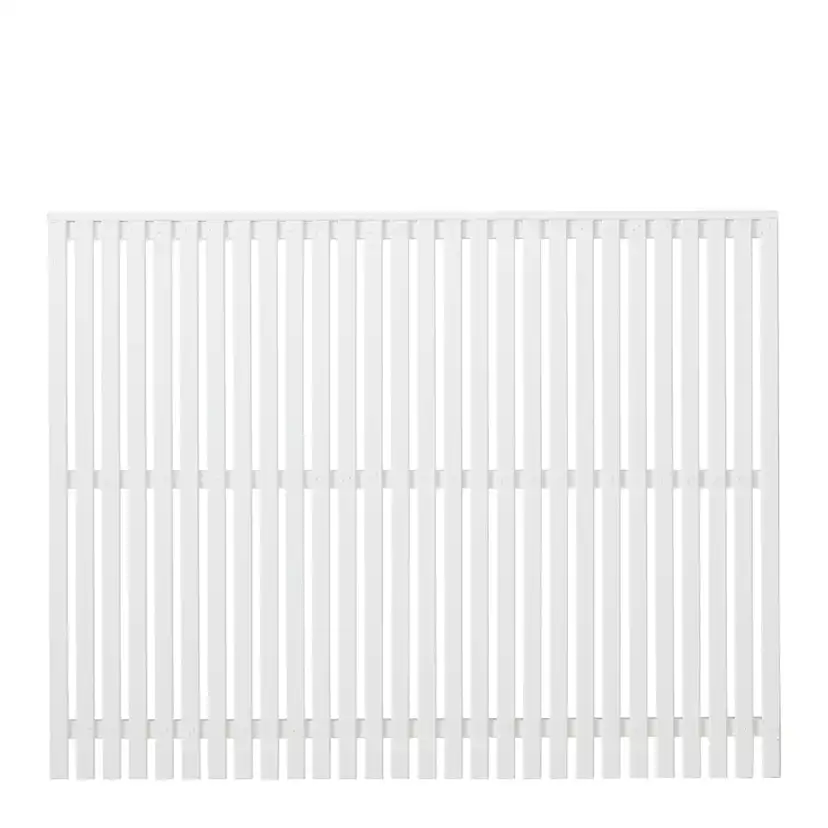 Staket PLUS Sendai Grundmålad Vit 180×140 cm