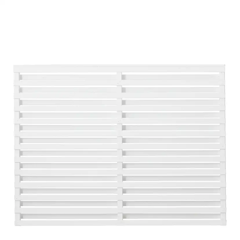 Staket PLUS Osaka Grundmålad Vit 180×136 cm