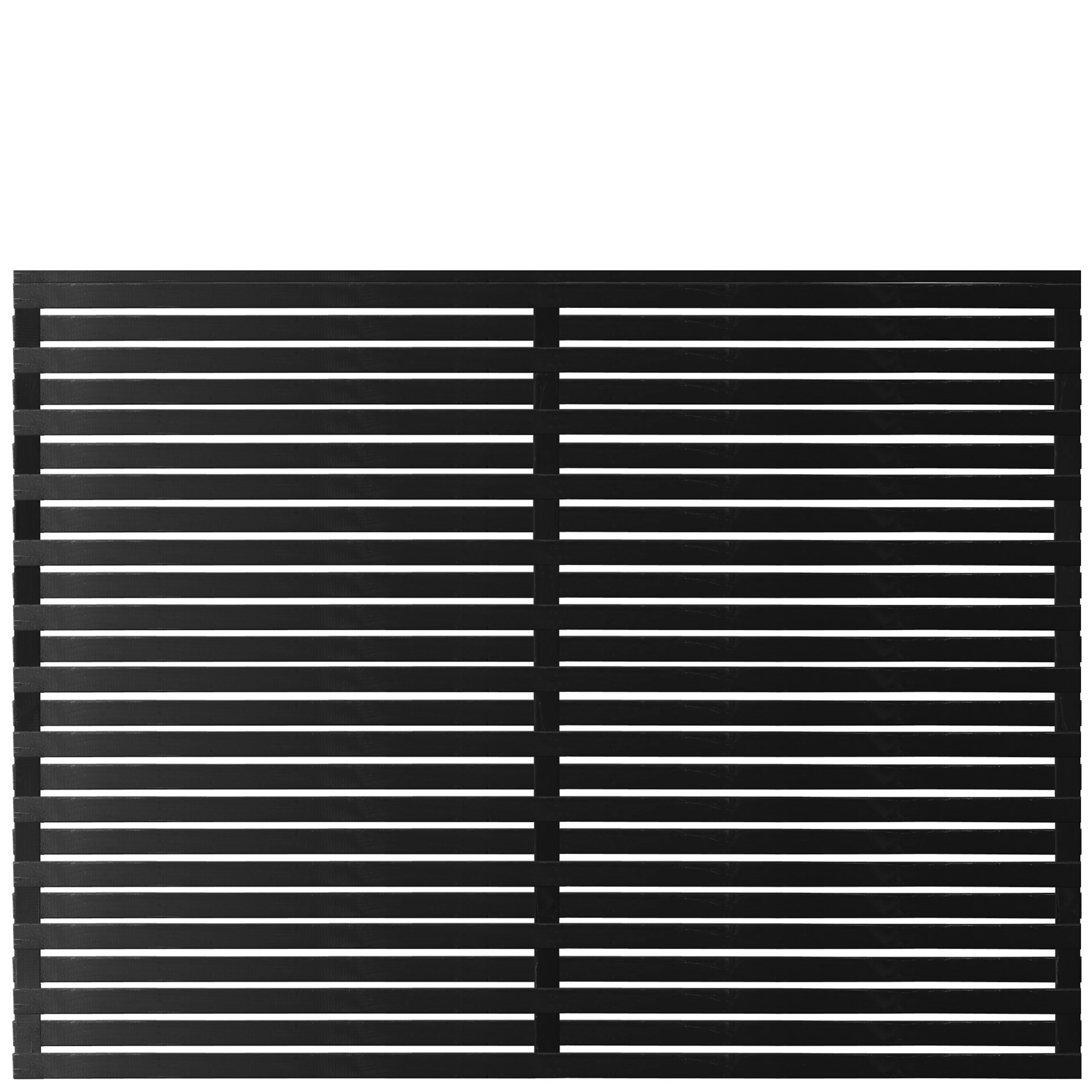 Skärm PLUS Osaka 180x136 cm Tryckimpregnerad grundmålad svart