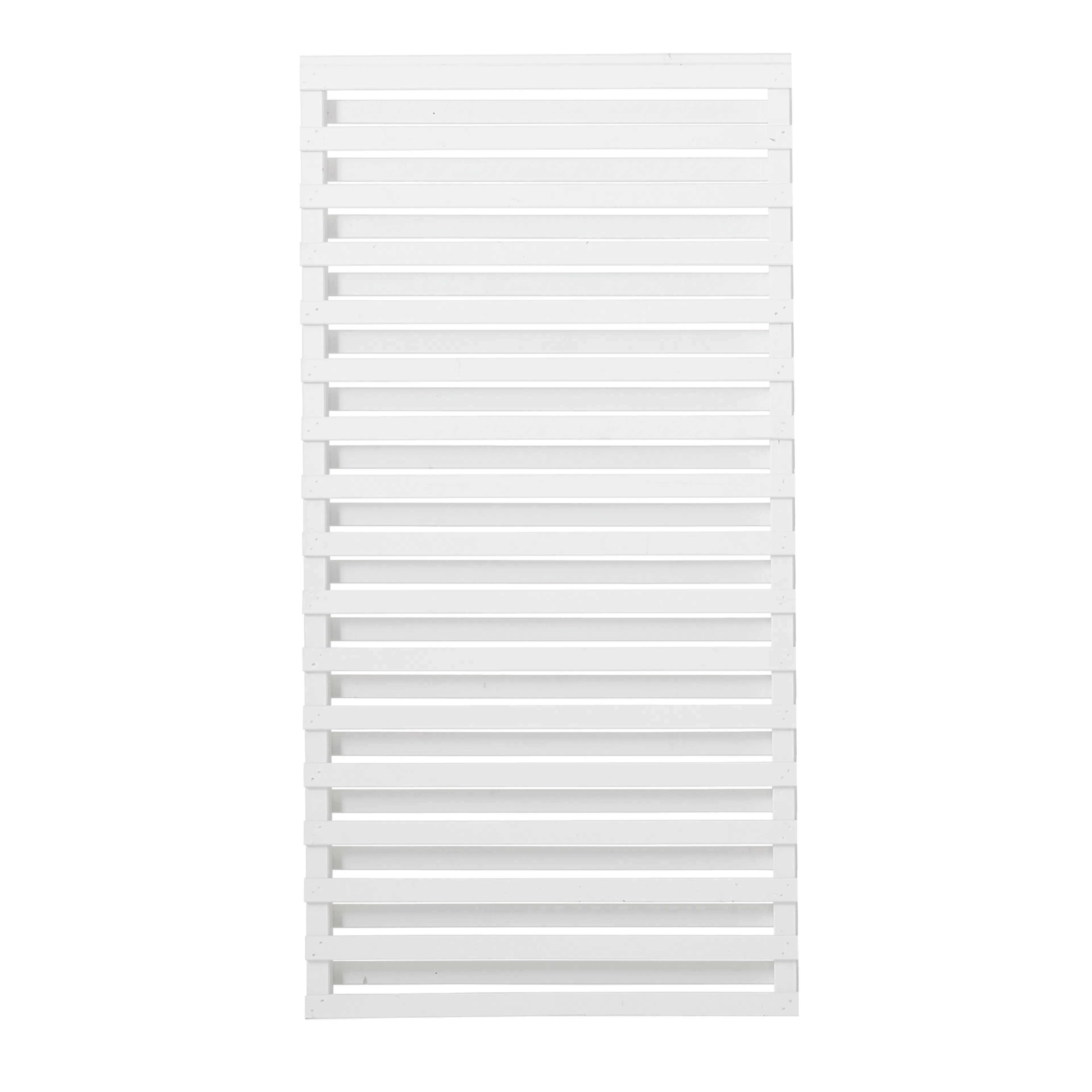 Staket PLUS Osaka Grundmålad Vit 90×180 cm