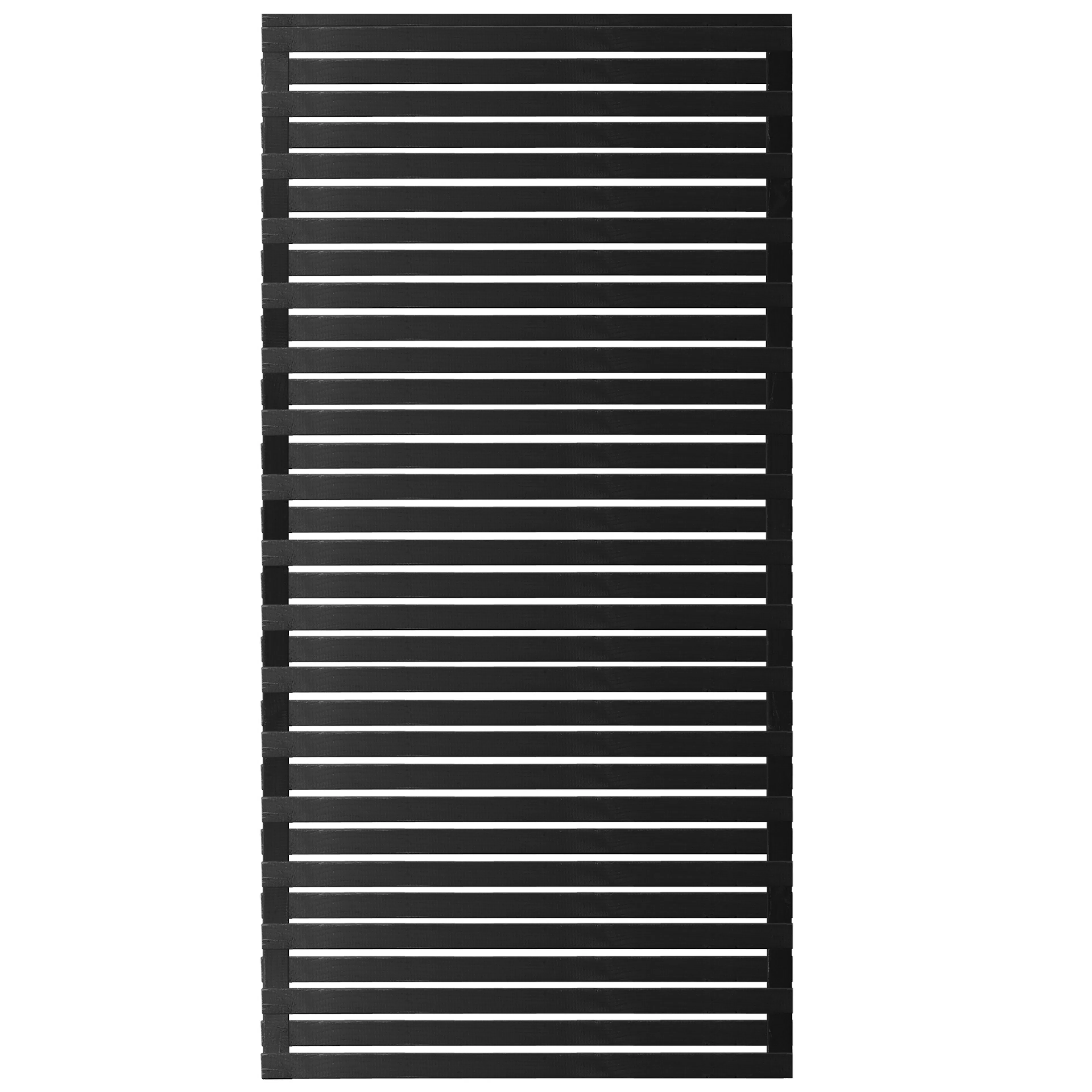 Skärm PLUS Osaka 90x180cm Tryckimpregnerad grundmålad svart