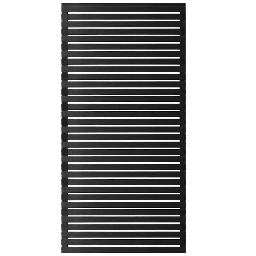 Skärm PLUS Osaka 90x180cm Tryckimpregnerad grundmålad svart