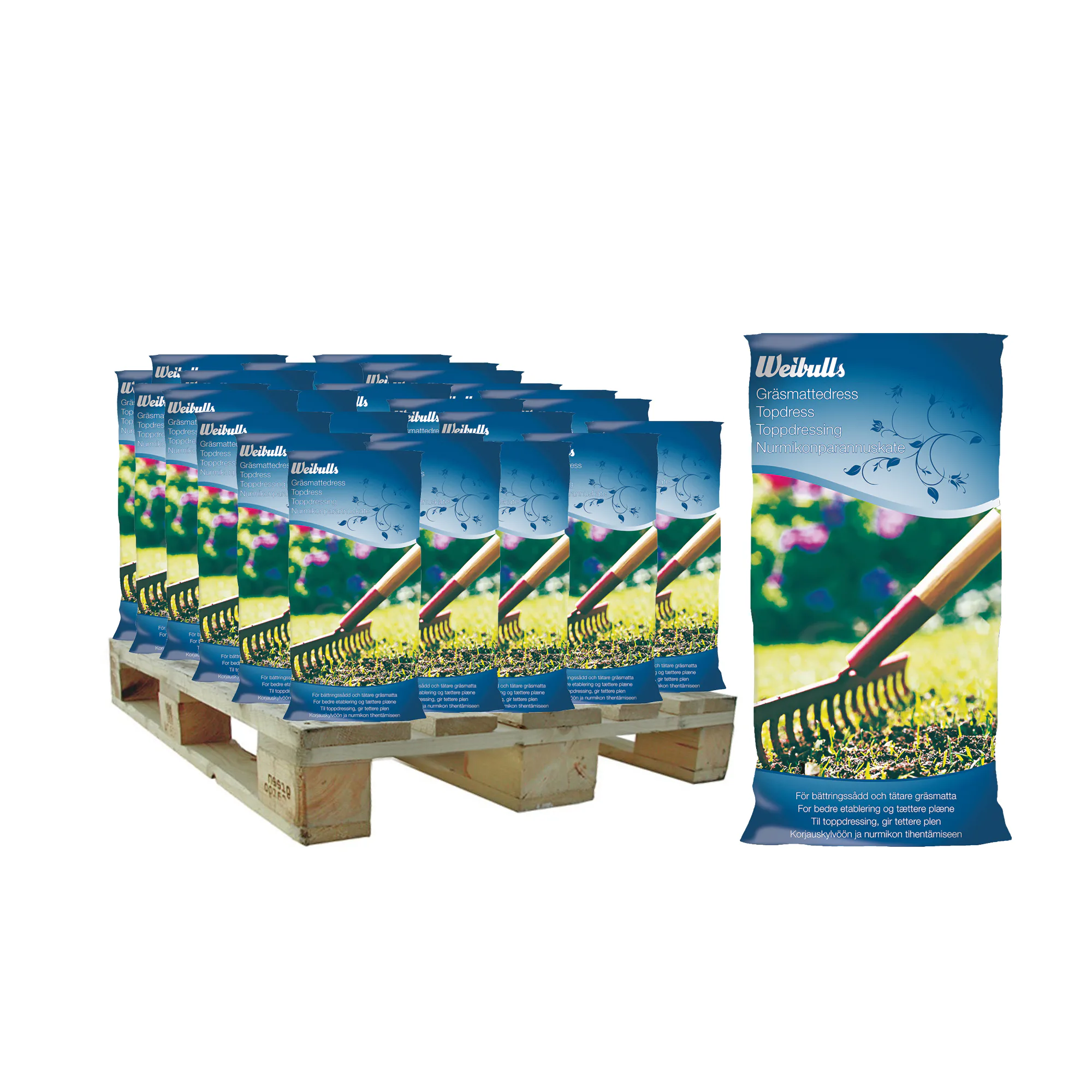 Gräsmattedress Weibulls Gräsgödsel & Gödsel för Gräsmatta 2160 L