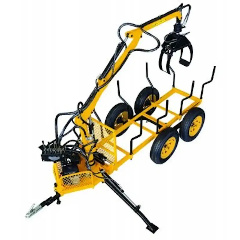 Vedsläp Werkraft med Lyftkran Max. Lyftkapacitet 300 kg