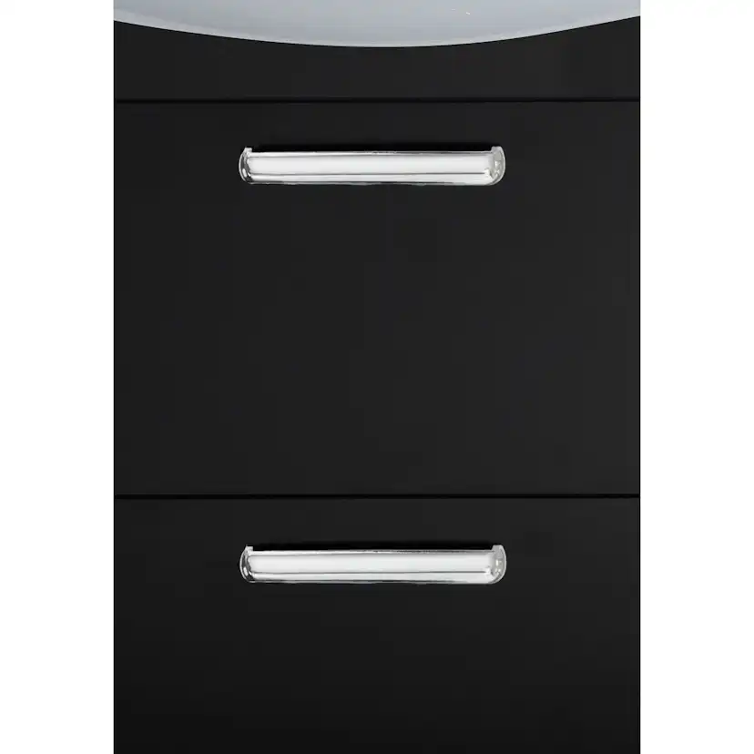 Tvättställsskåp Hafa Life med Tvättställ Svart Matt