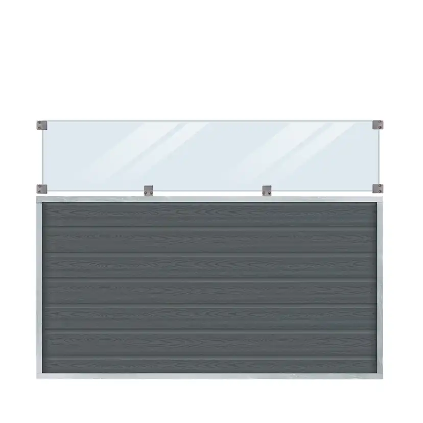 Staket PLUS Artura Med Klarglas