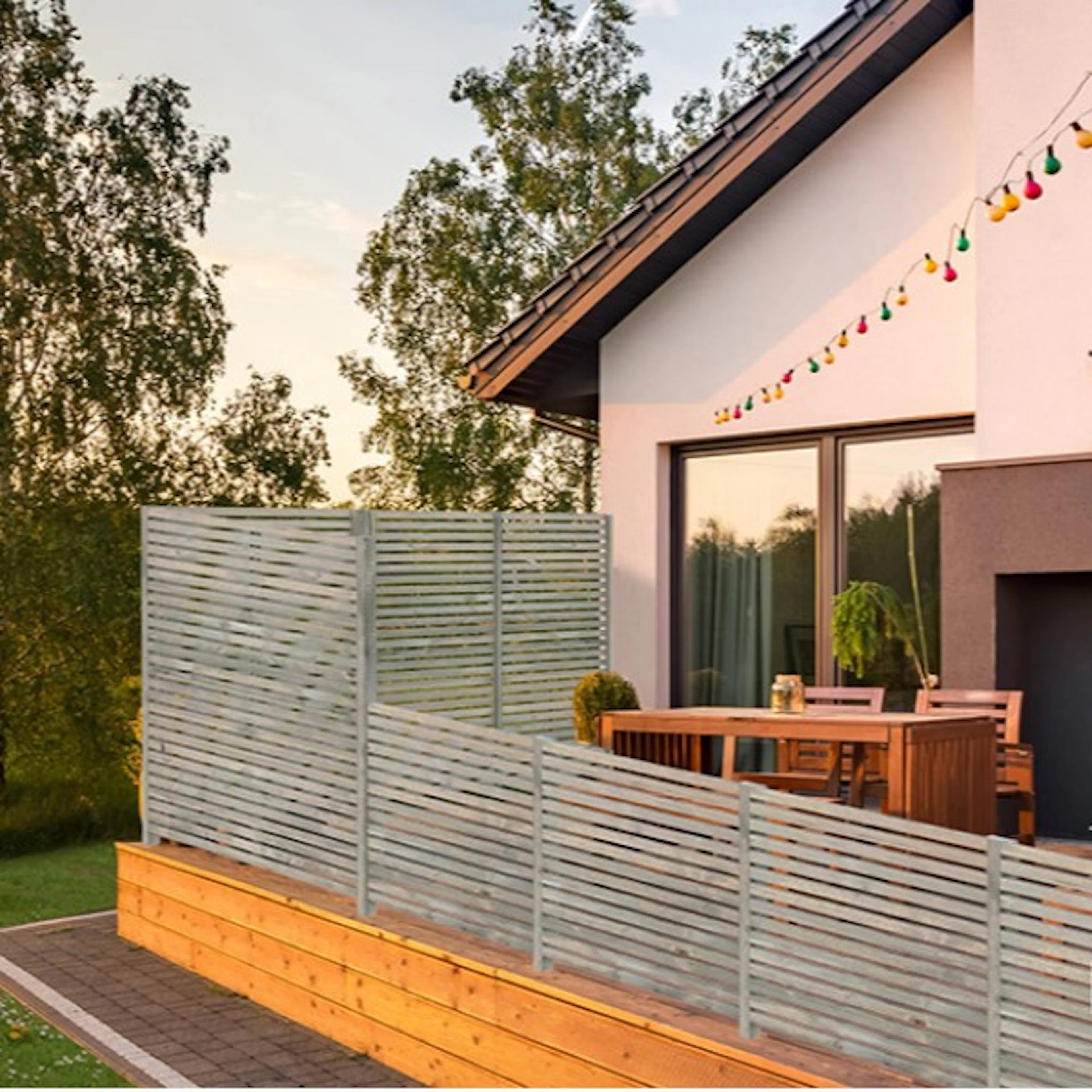 Skärm Palmako Line 180x170 cm