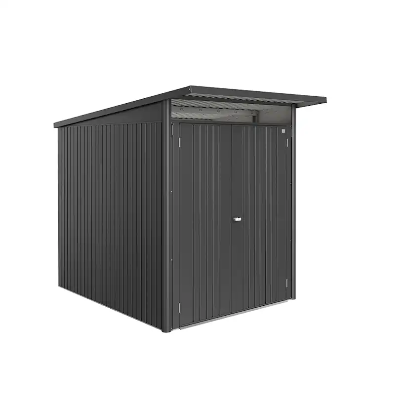 Redskapsbod Biohort Avantgarde Eco A2 Metallic Mörkgrå Dubbeldörr