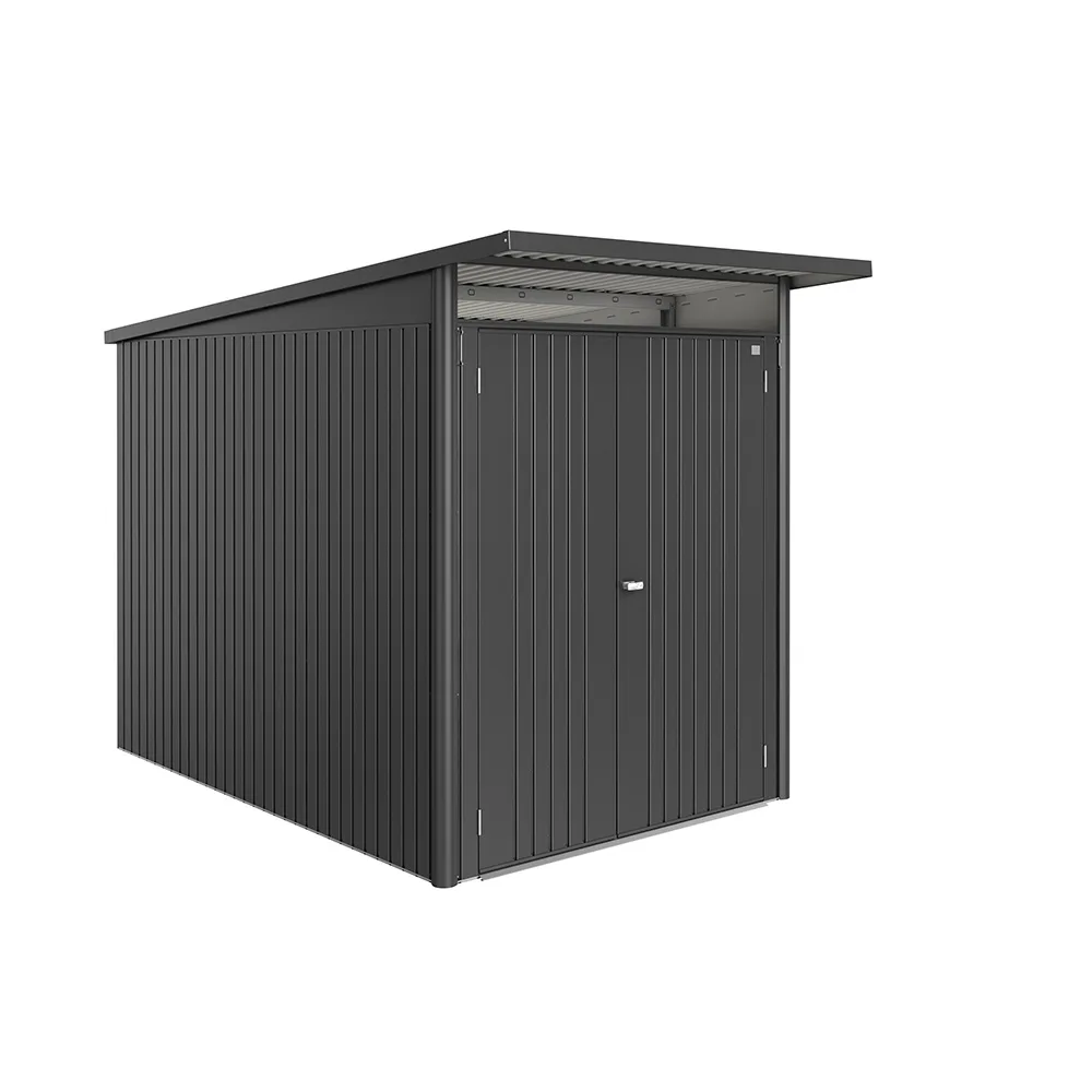 Redskapsbod Biohort Avantgarde Eco A3 Metallic Mörkgrå Dubbeldörr