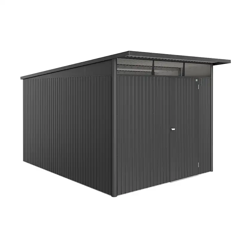 Redskapsbod Biohort Avantgarde Eco A8 Metallic Mörkgrå Standarddörr