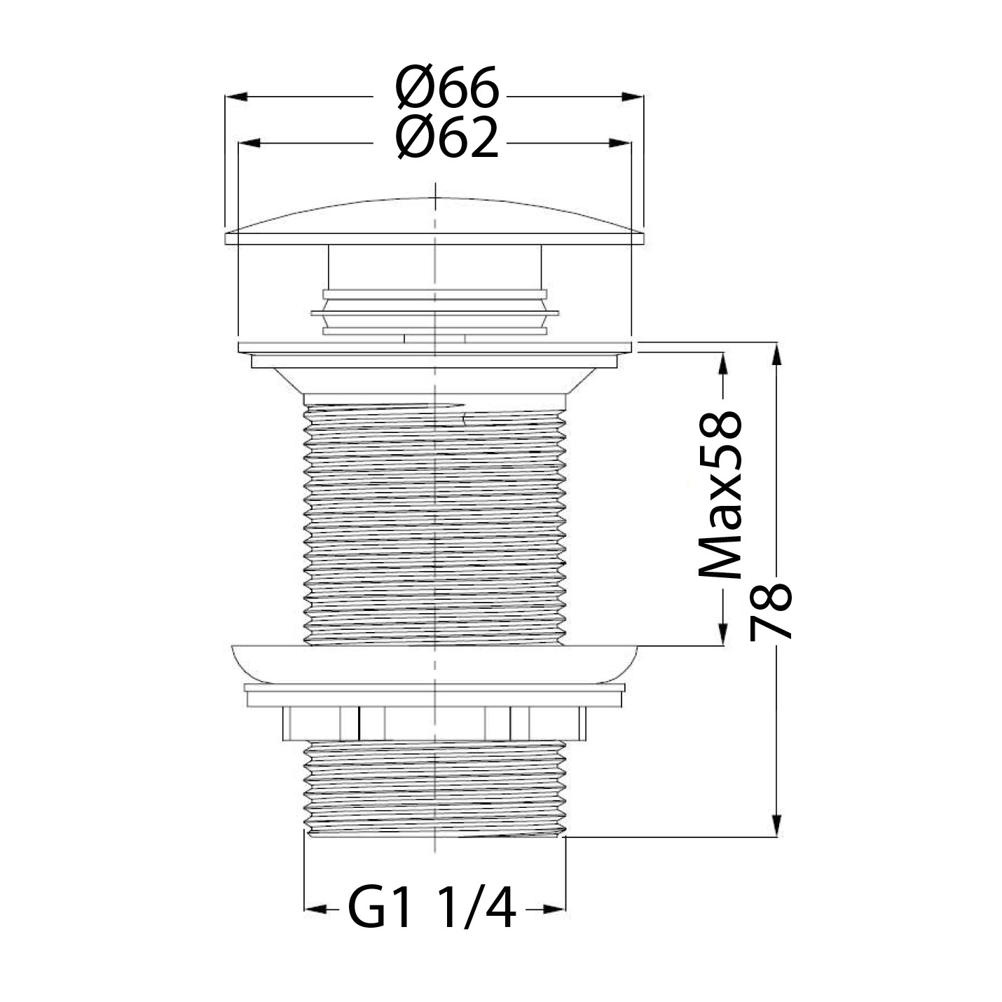 Bottenventil Hafa Lock