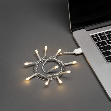 Ljusslinga Gnosjö Konstsmide Frostad LED USB