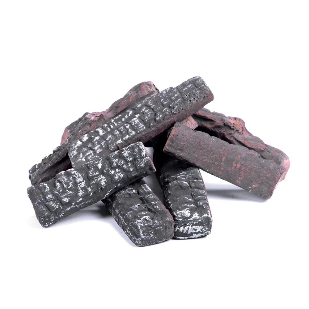 Keramisk Trä Cach Fires 8-pack