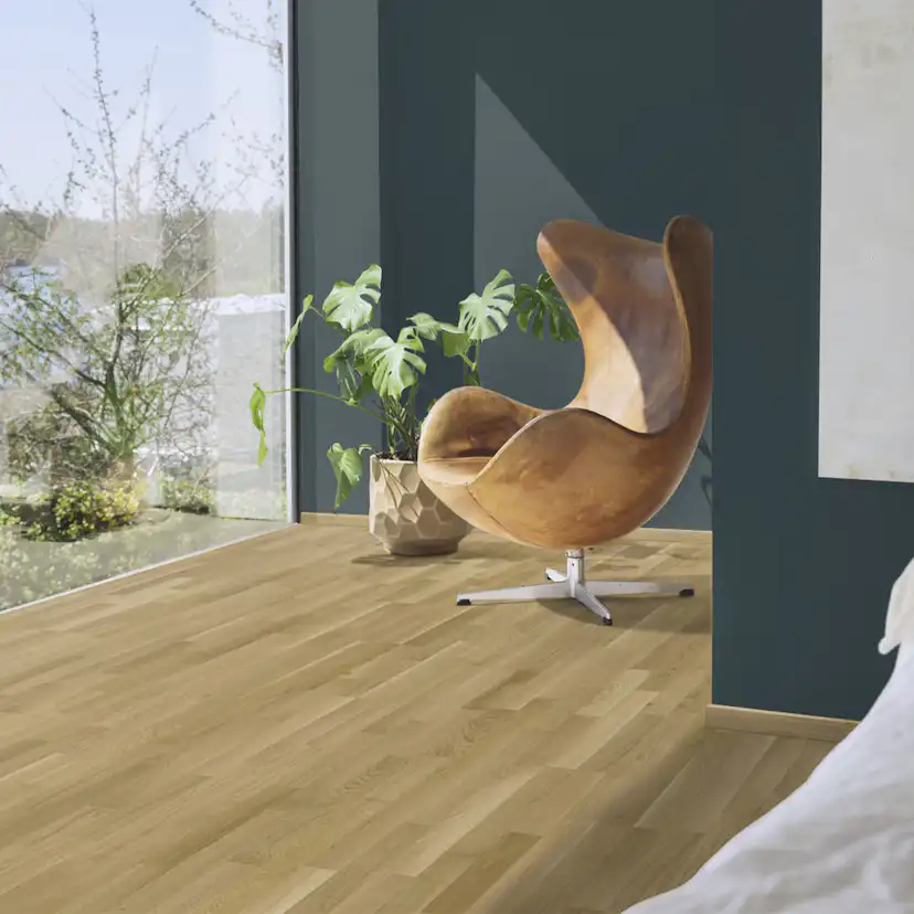 Trägolv Pergo Senja Natural Oak, Mattlackat 3-Stavs Parkettgolv