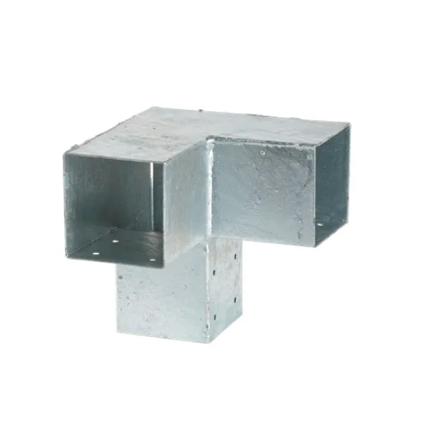 Cubic Hörnbeslag dubbelt - till 9x9 cm stolper