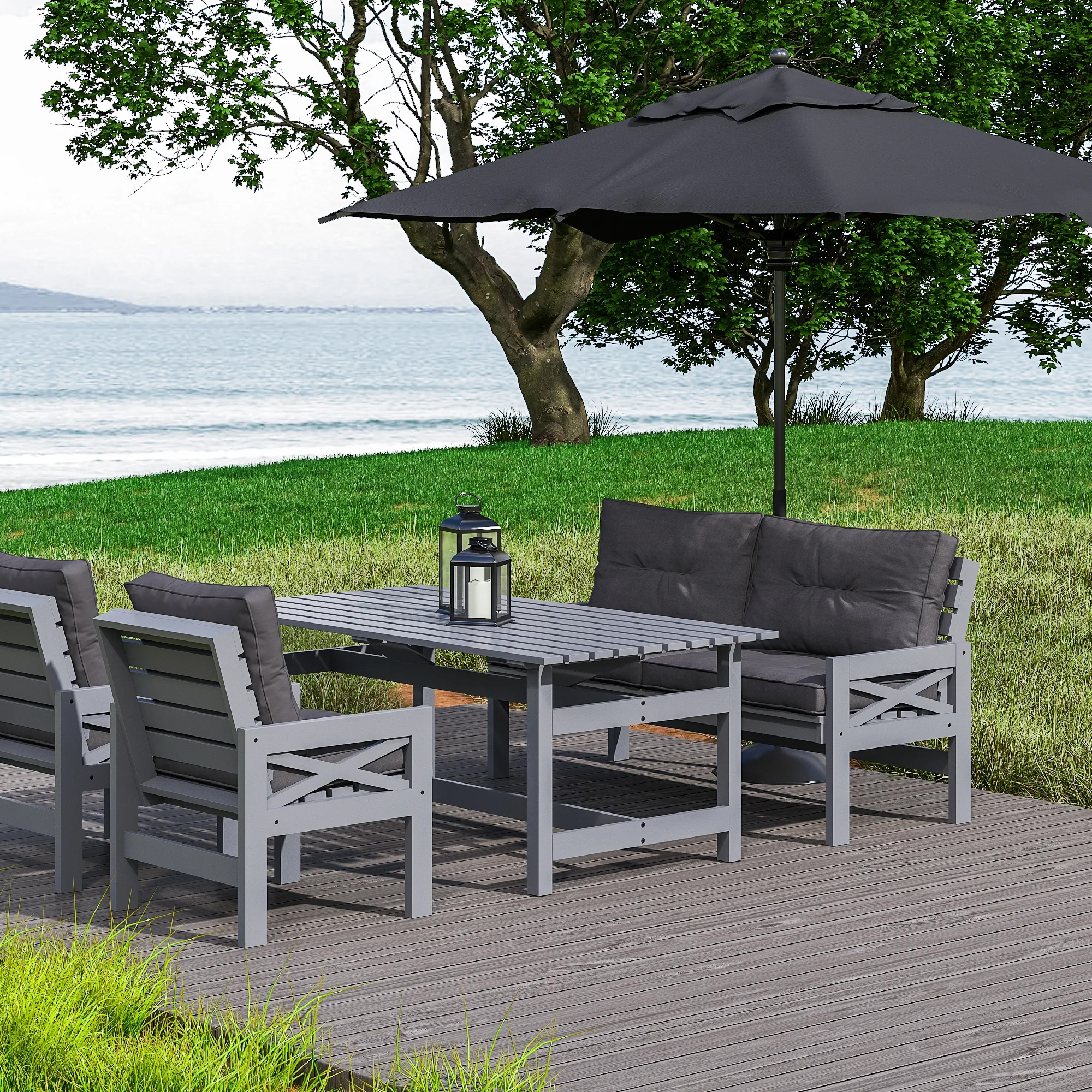 Utebänk KWA med Dyna