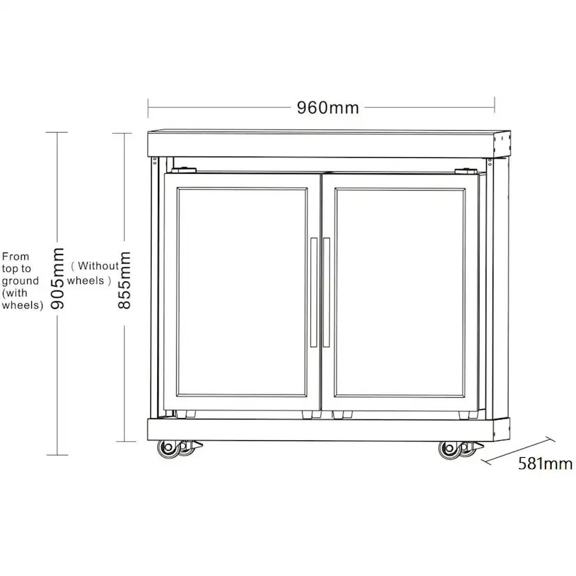 Fristående Utekök Myoutdoorkitchen Stainless Collection Providence