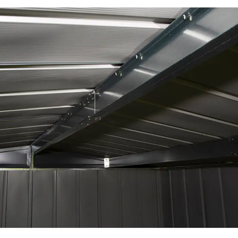 Förråd gop Trenix Antracit 10,7 m² Redskapsbod Byggsats i Stål