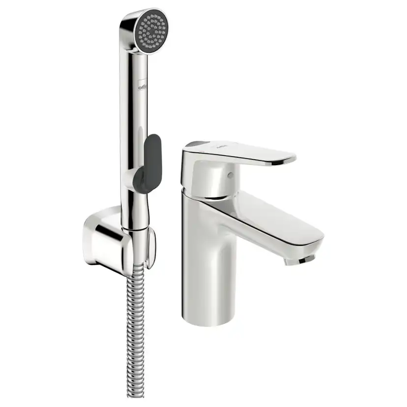Tvättställsblandare Oras Vega XL 1801FG med Bidetta Handdusch