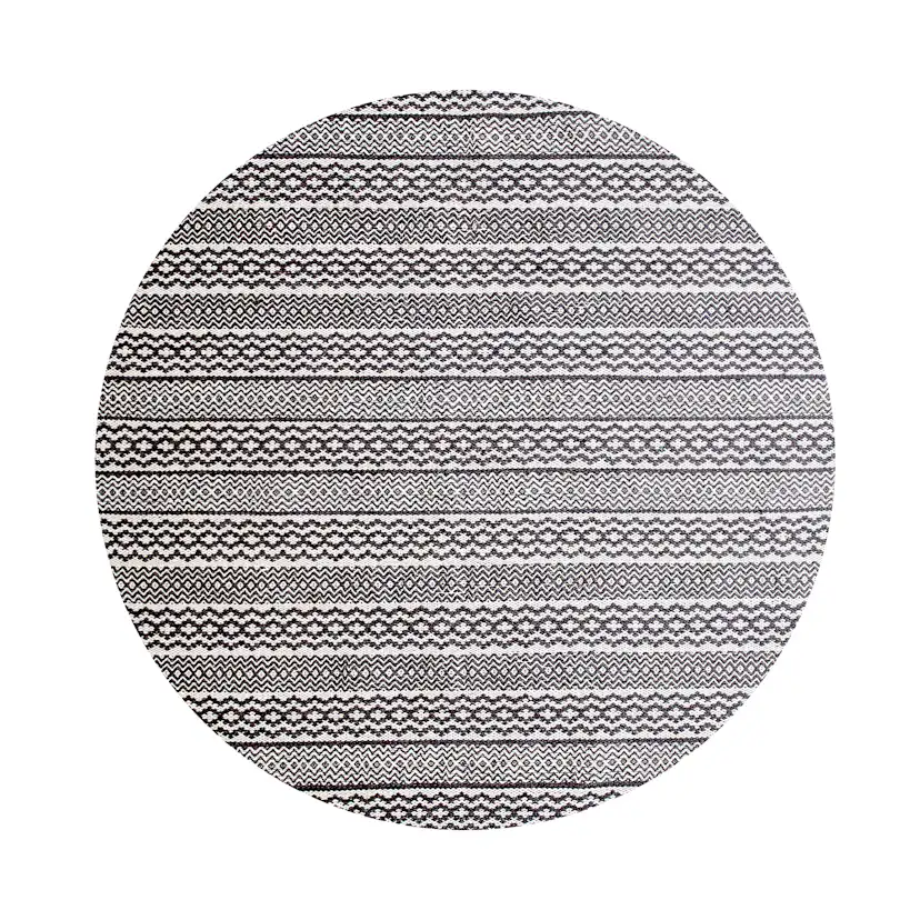 Handvävd Matta Venture Home Sishu Rund Ull