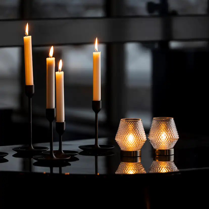 Ljuslykta Gnosjö Konstsmide 1804 LED