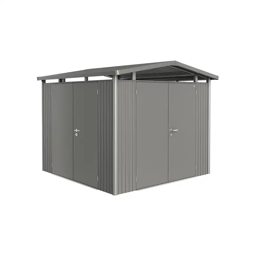 Extra Dubbeldörr Biohort Kvartsgrå Highline, Avantgarde, Panorama