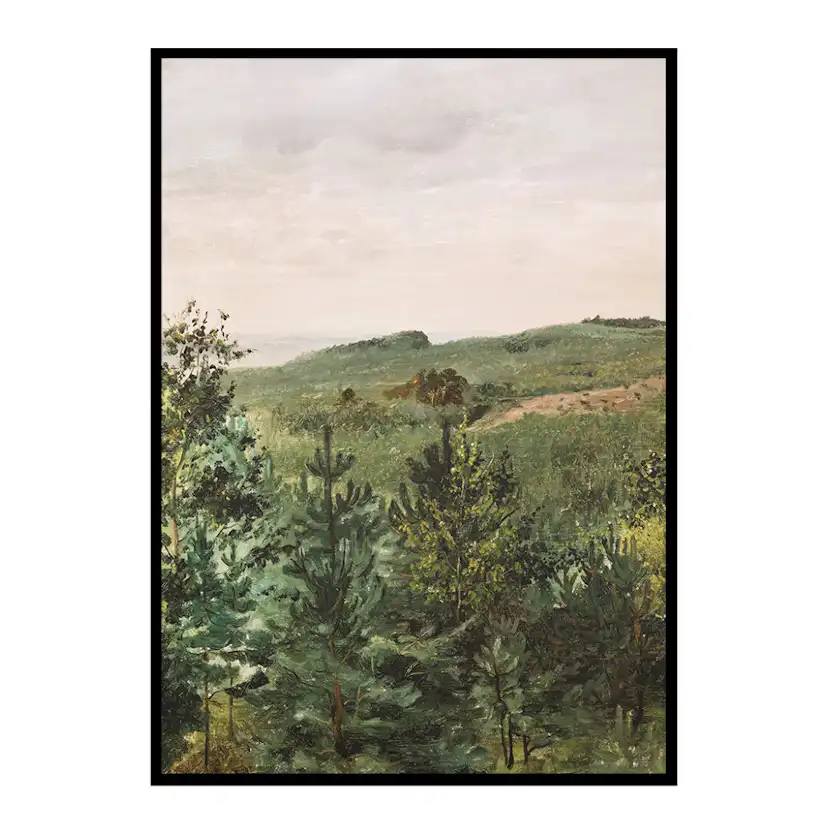 Poster Gallerix Spruce Saplings in Sandy Soil Study By Werner Holmberg