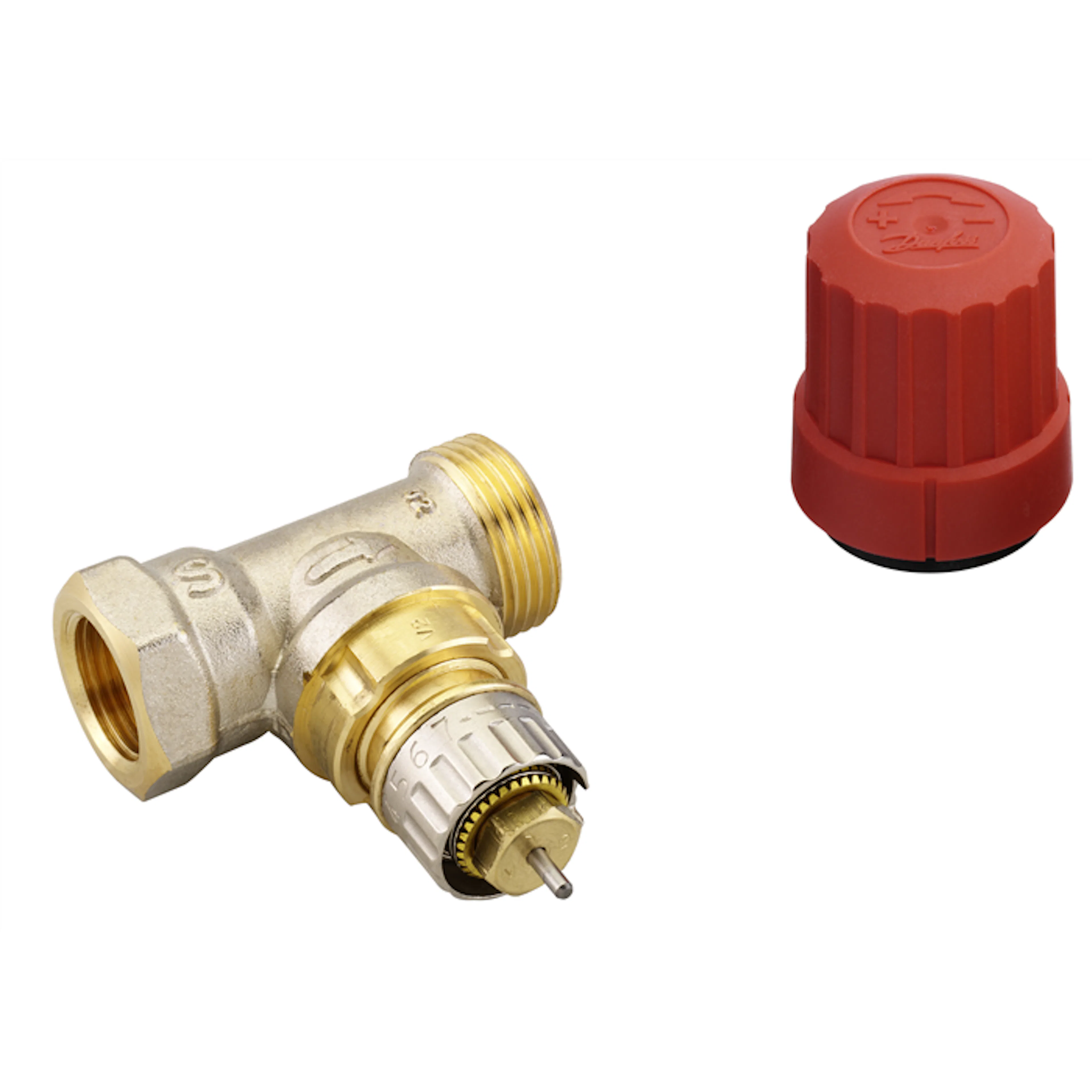 Ventil Danfoss RA-N Rak Med Förinställning