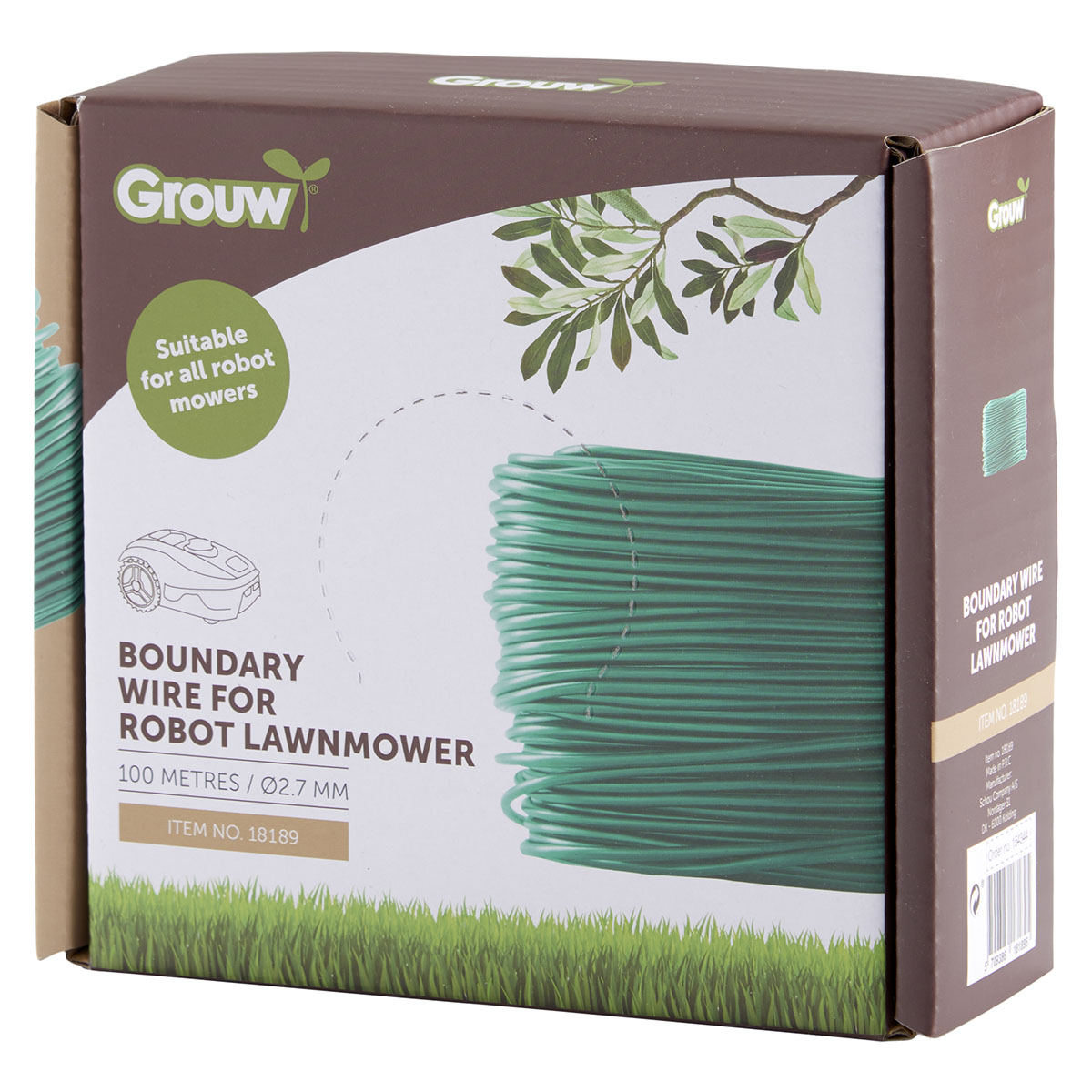 Begränsningskabel Grouw 100 m För robotgräsklippare