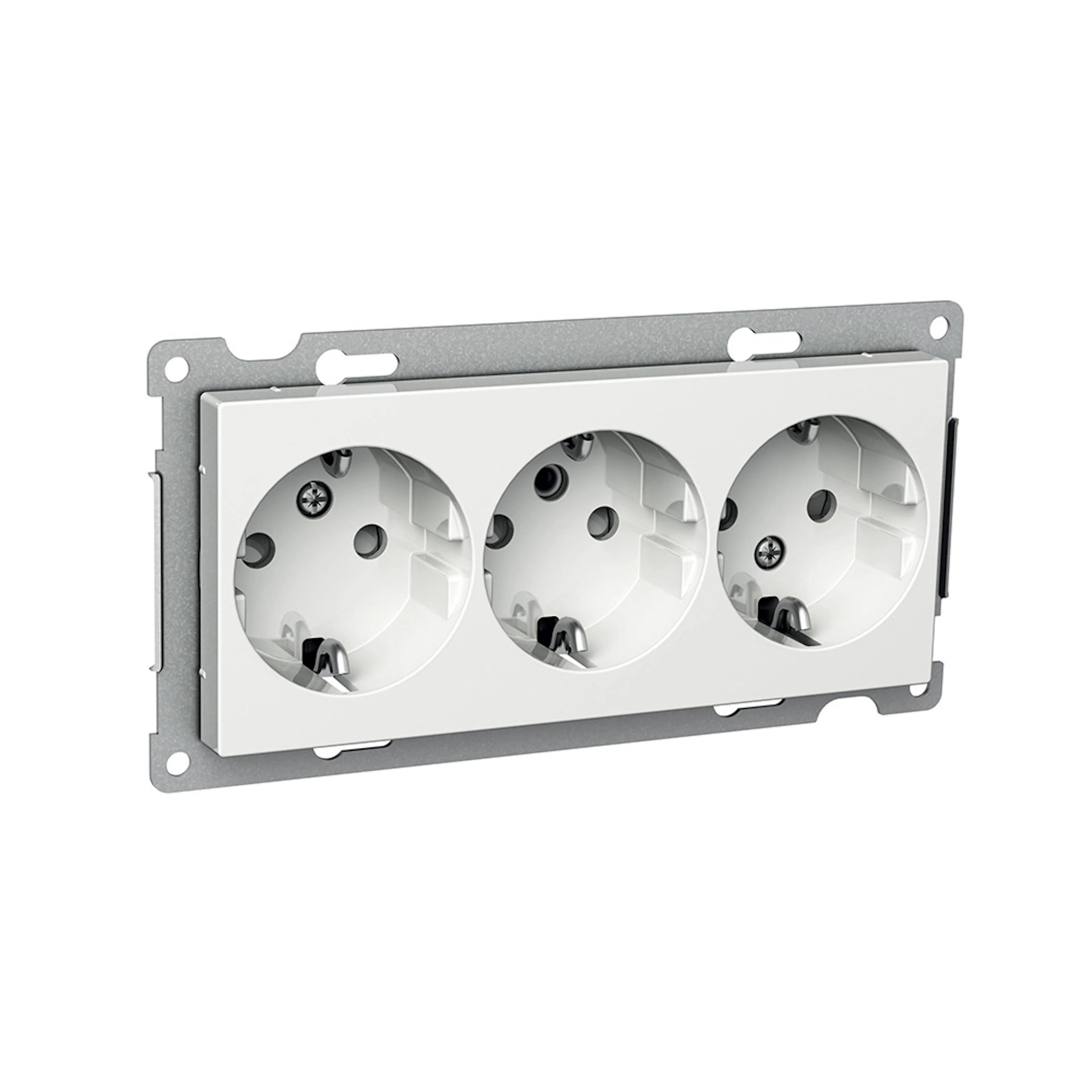 Vägguttag Schneider Electric Exxact 3-vägs