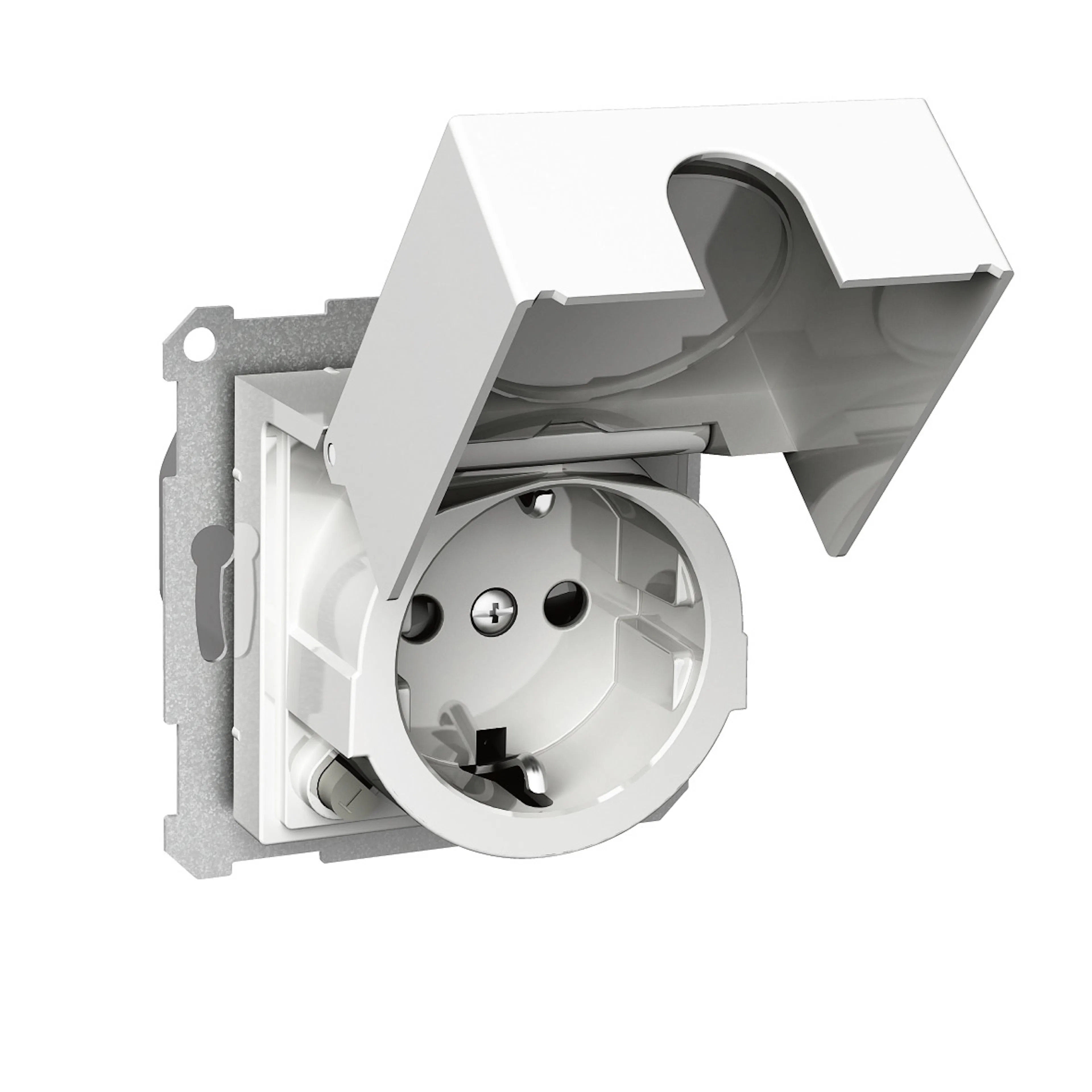 Vägguttag Schneider Electric Exxact IP44