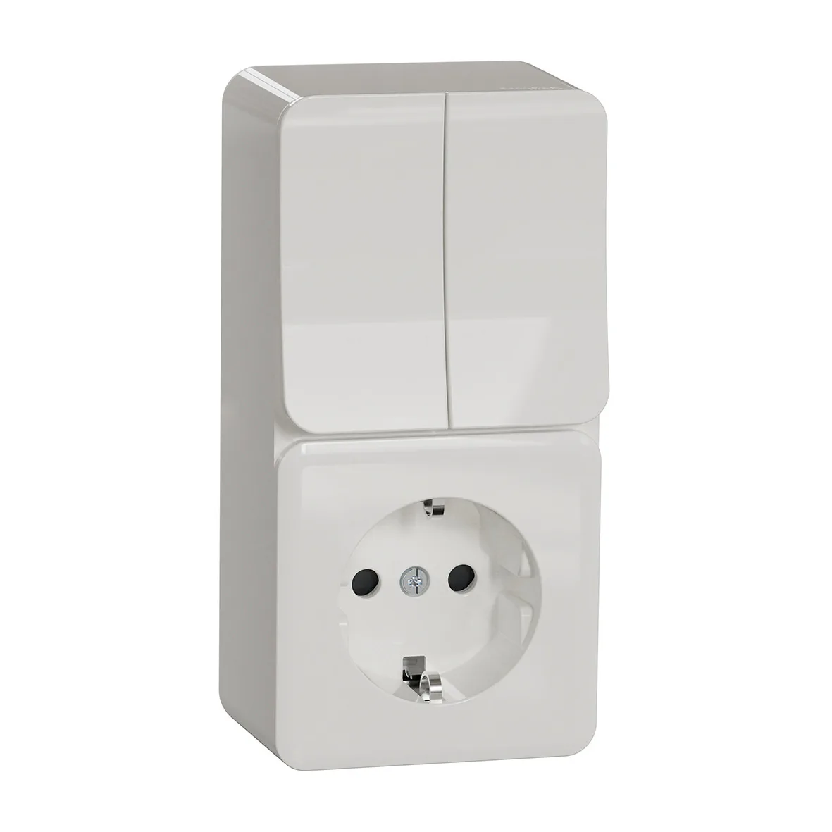 Vägguttag Schneider Electric Exxact Kron