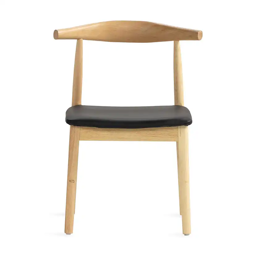 Matstol In Living Kagline Svart/Natur Stol i Trä 2 st