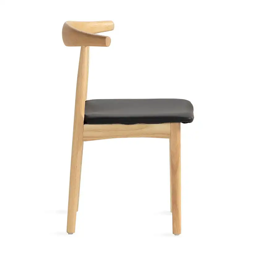 Matstol In Living Kagline Svart/Natur Stol i Trä 2 st