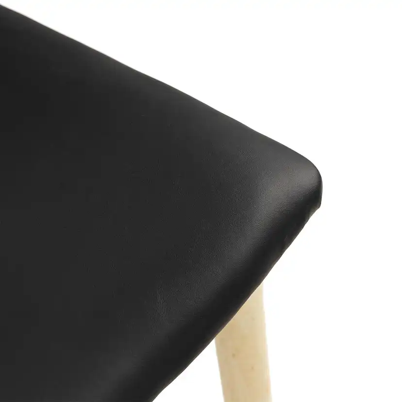 Matstol In Living Kagline Svart/Natur Stol i Trä 2 st