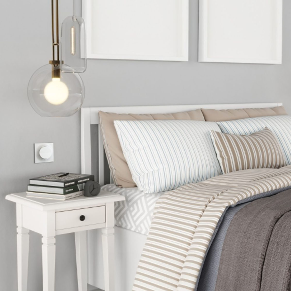 Strömställare Elko One Trapp Vägguttag Skruvanslutning