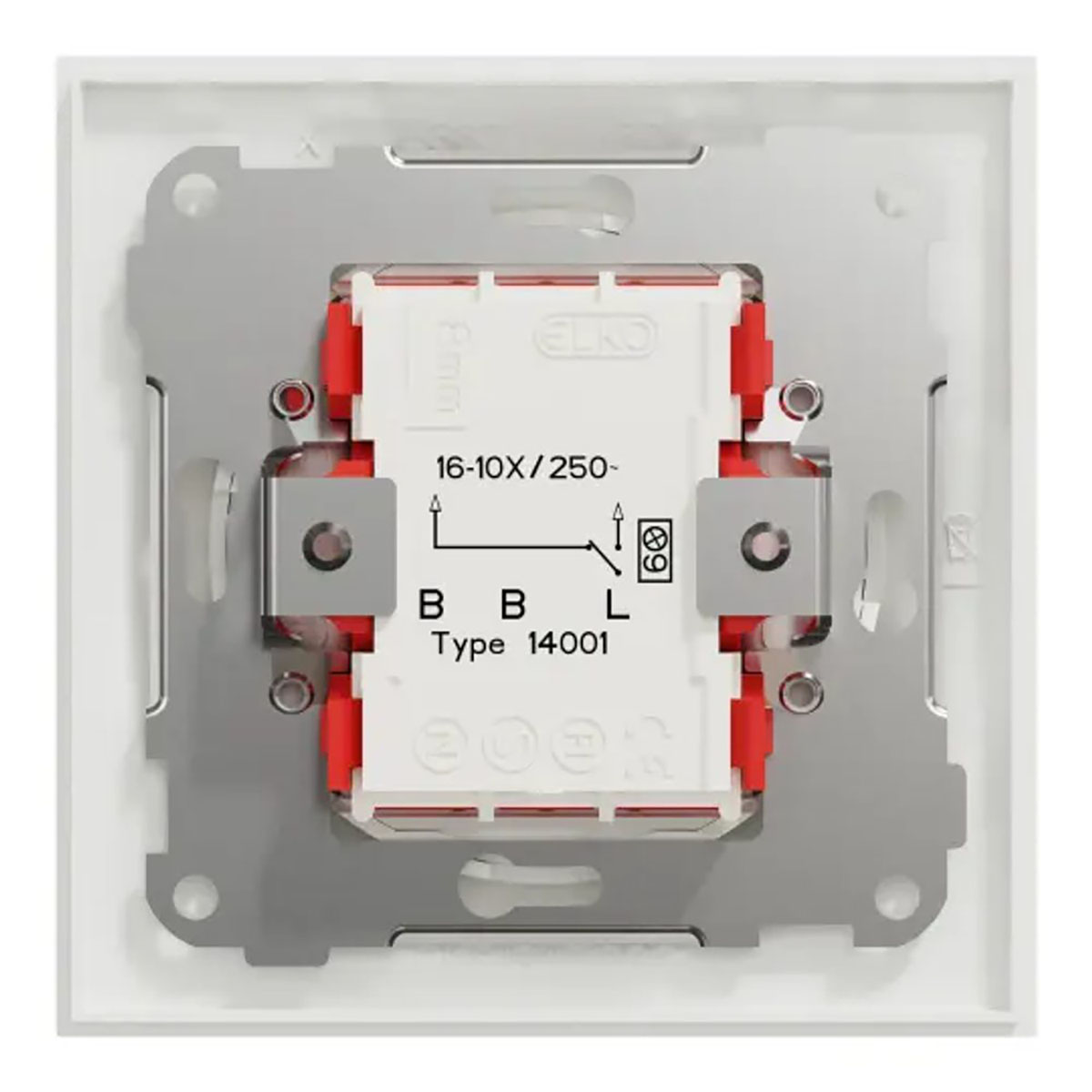 Strömställare Elko One Trapp Vägguttag Skruvanslutning