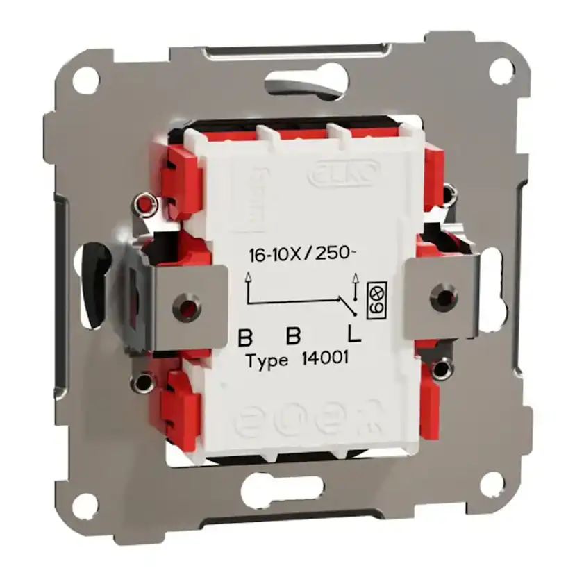 Strömställare Elko One Trapp Vägguttag Skruvanslutning