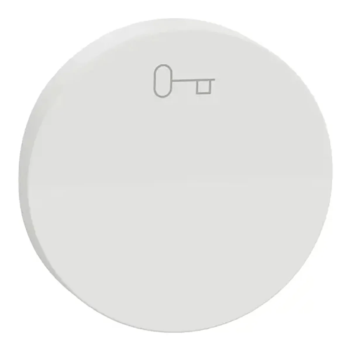 Vippa Elko One Med Nyckelsymbol för Strömställare Renvit - Tillbehör Elinstallation